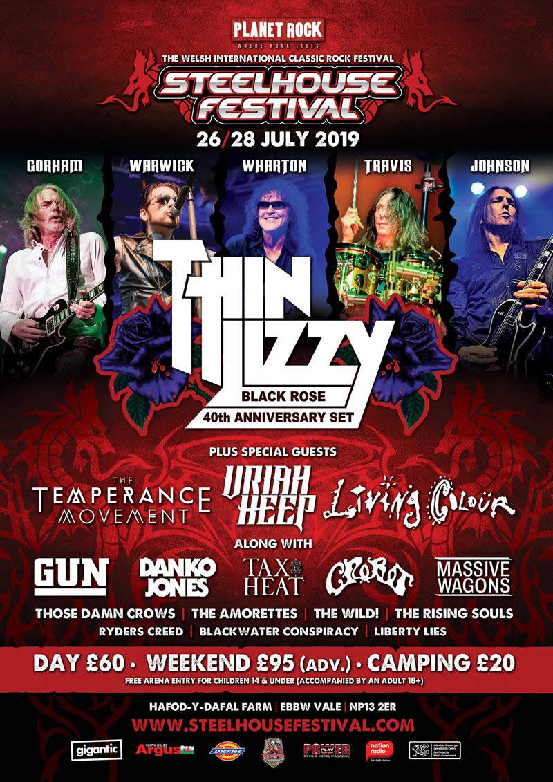 THIN LIZZY TO PLAY SPECIAL STEELHOUSE SET • TotalRock