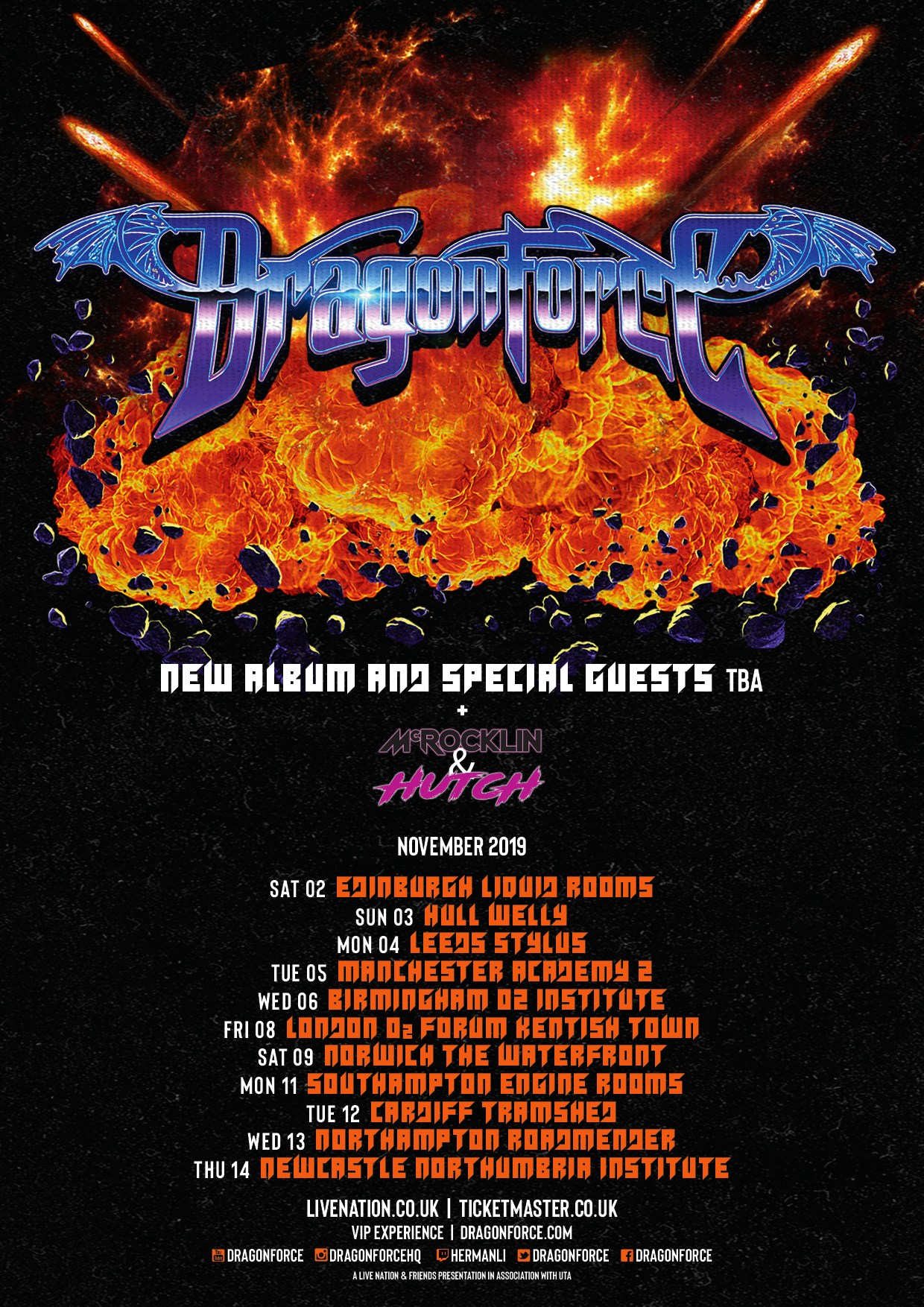 DRAGONFORCE ANNOUNCE TOUR • TotalRock