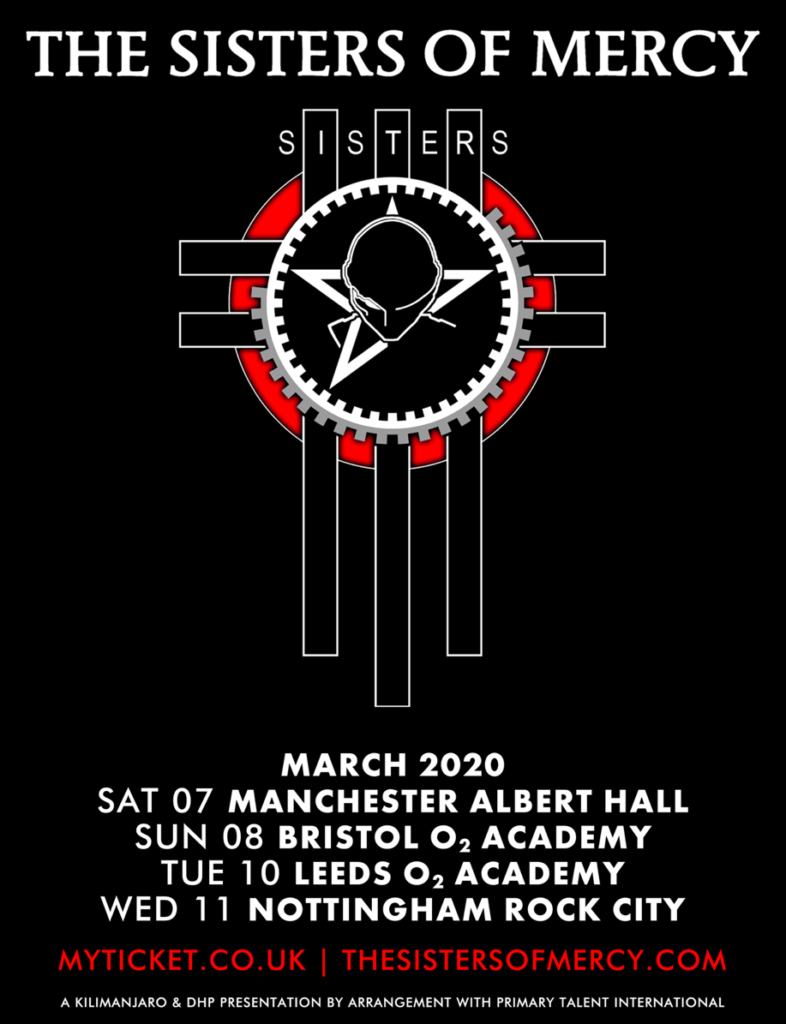 The Sisters Of Mercy Announce March 2020 UK Shows • TotalRock