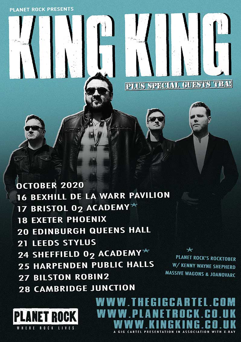 King King Announce Stevie Nimmo As Newest Member And UK Tour For 2020 ...