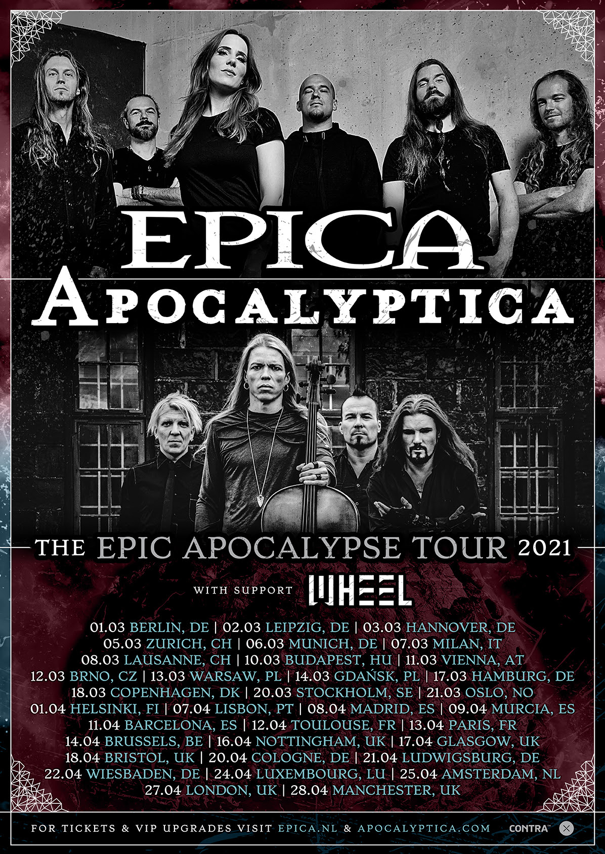 Epica's European CoHeadline Tour With Apocalyptica Postponed Till