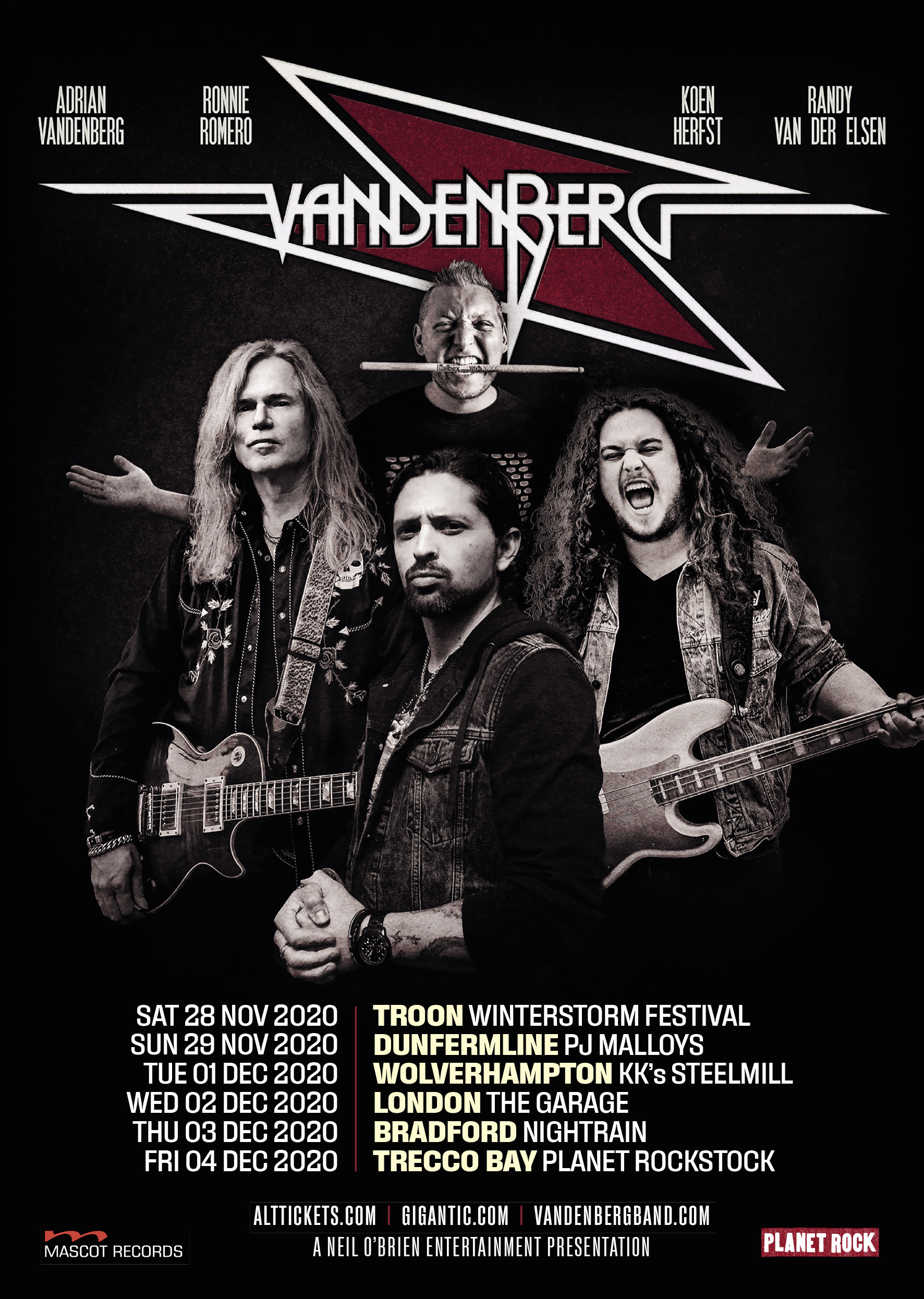 Vandenberg Announced NovDec UK Live Dates • TotalRock