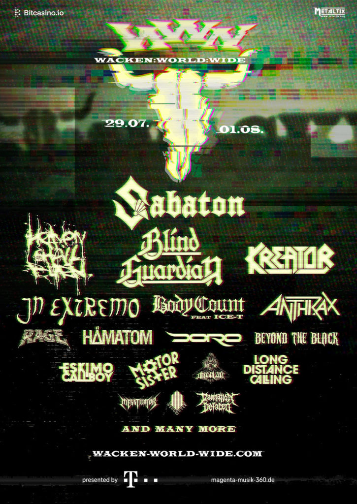 wacken 2020 line up poster