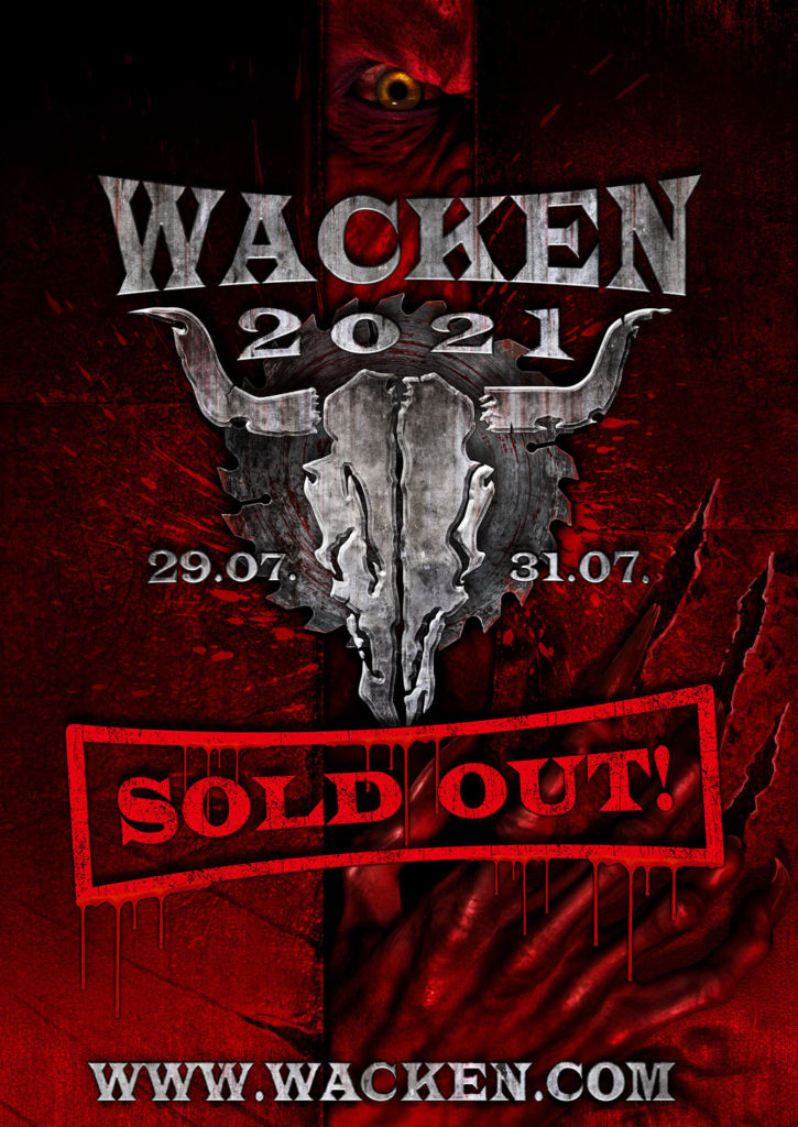 wacken 2021 sold out poster