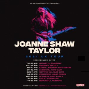 joanne shaw taylor UK tour reschedule