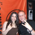 Thekla and Terry int he studio
