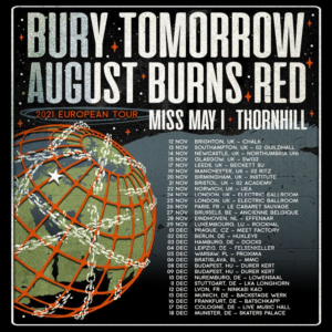august burns red tour poster