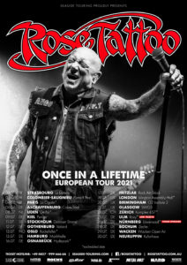 rose tattoo 2021 tour poster