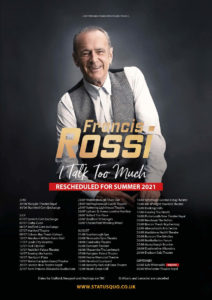 francis rossi tour reschedule