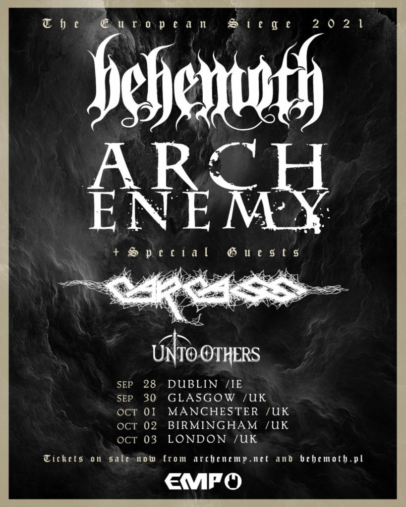 Behemoth And Arch Enemy Announce 'The European Siege' Tour Archives