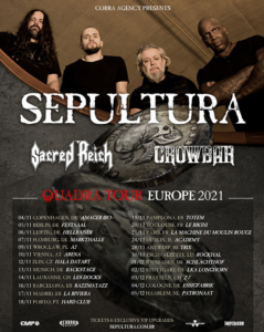 sepultura quadra tour poster