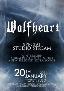 wolfheart strean show poster
