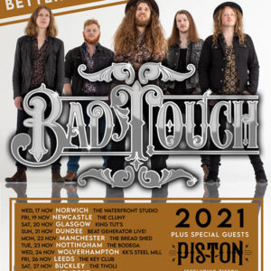 bad touch rescheduled tour poster
