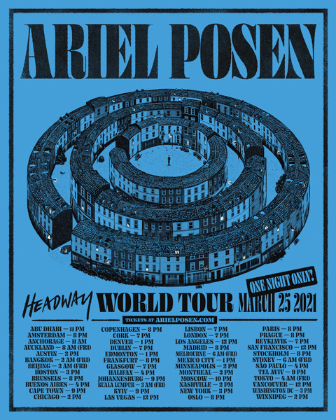 ariel posen headway worldtourposter