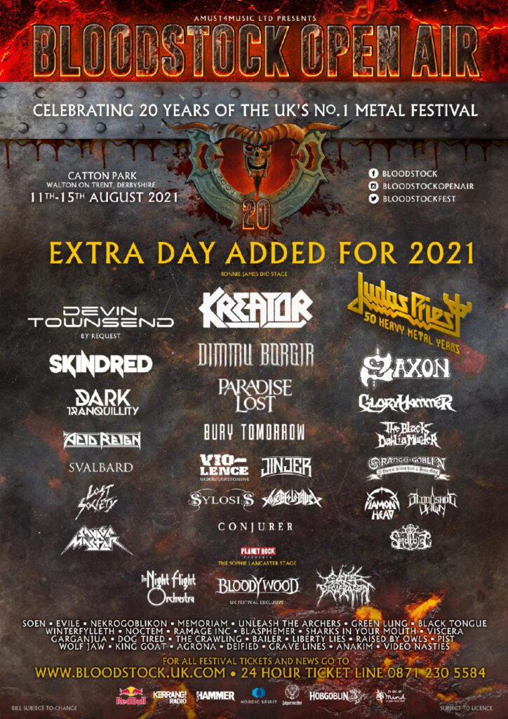 bloodstock 2021 event poster