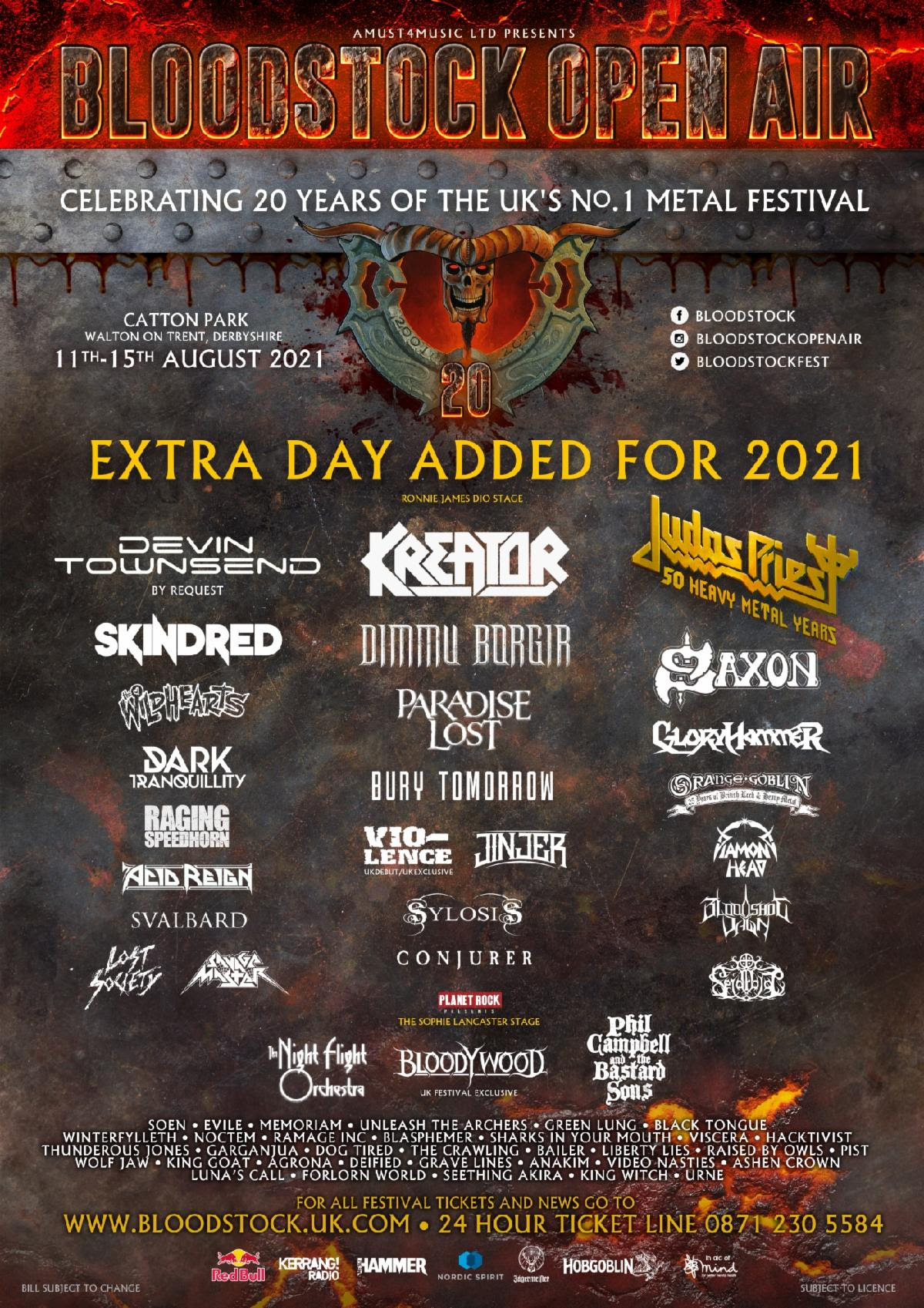 Bloodstock Festival Forges Ahead By Announcing 11 New Bands For 2021 ...