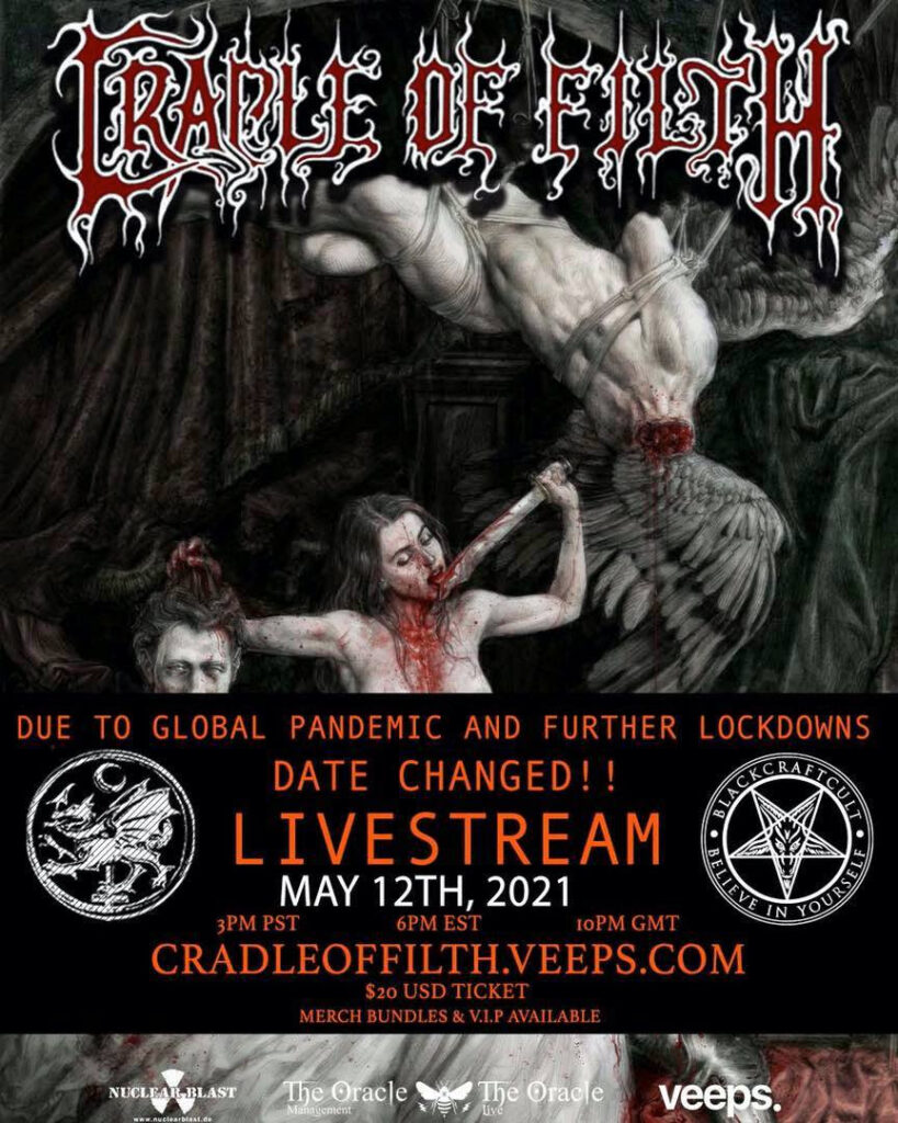 cradle of filth live stream