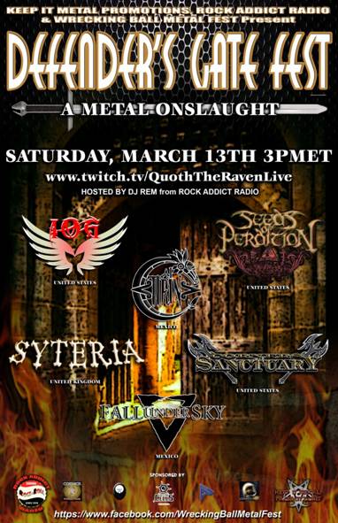 Defender's Gate Metal Fest' Stampedes Its Way With A Free Online Streaming  Event • TotalRock