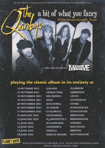 the quireboys rescheduled tour dates poster