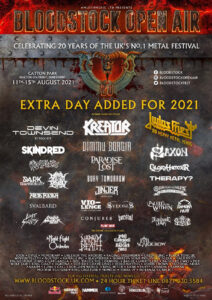 bloodstock announces 19 bands for 2021