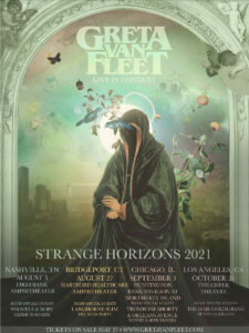 greta van fleet strange horizons poster