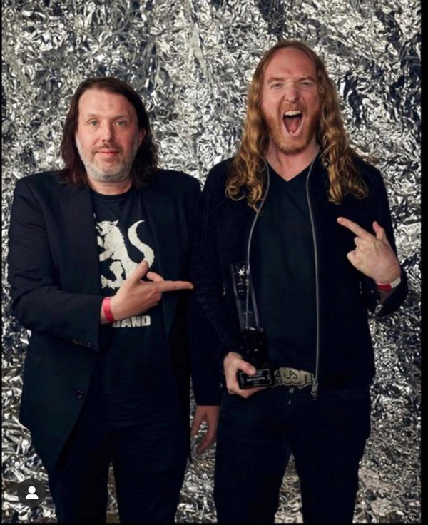 dark tranquillity with their grammis award