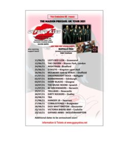 gypsy's kiss tour poster