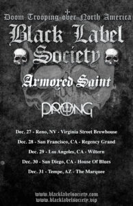 armored saint tur dates