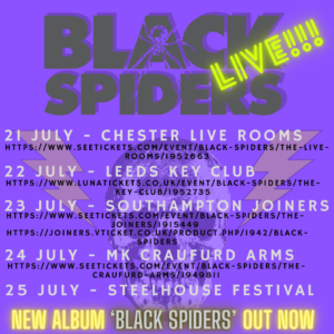 black spiders july 2021 tour dates