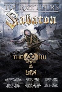 sabaton tour poster