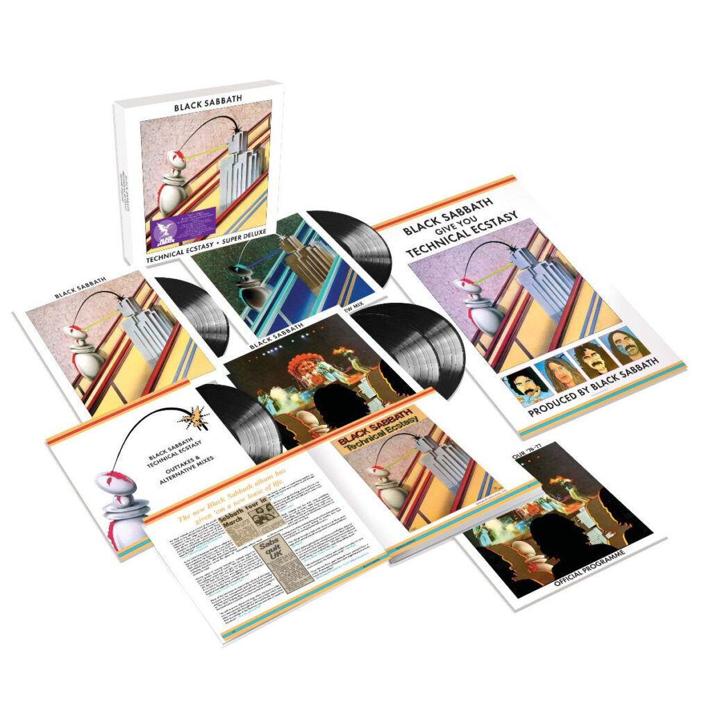 black sabbath reissued technical ecstasy lp