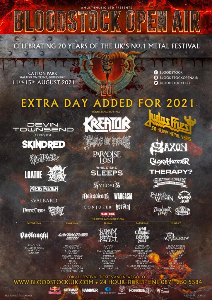 bloodstock new 2021 line up