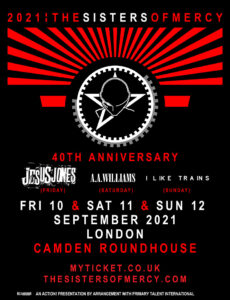 the sisters of mercy london shows
