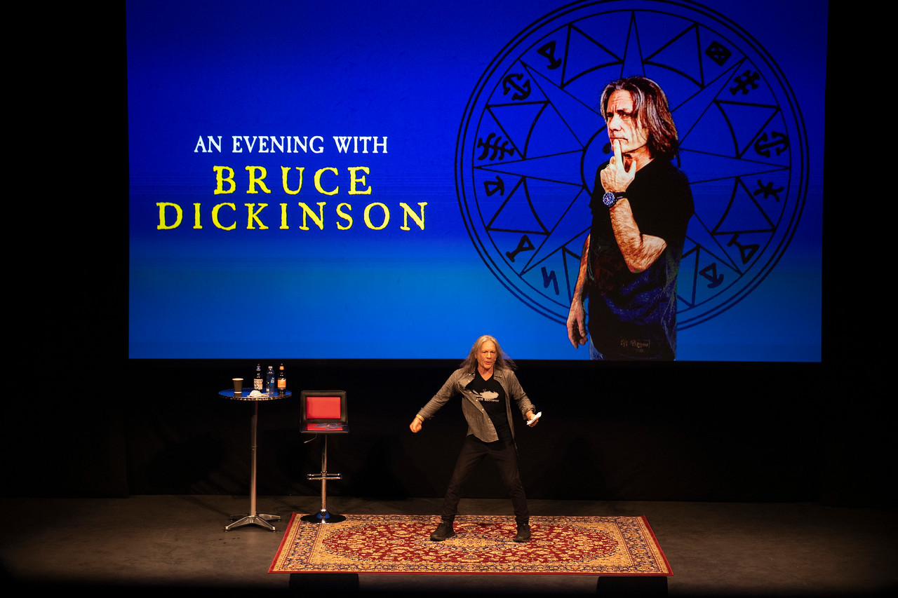 Iron Maiden's Bruce Dickinson announces spoken word tour