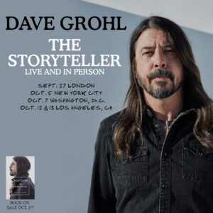 dave grohl spoken word tour