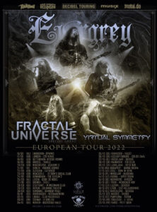 evergrey rescheduled tour poster