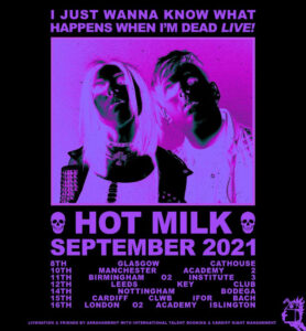 hot milk uk tour poster