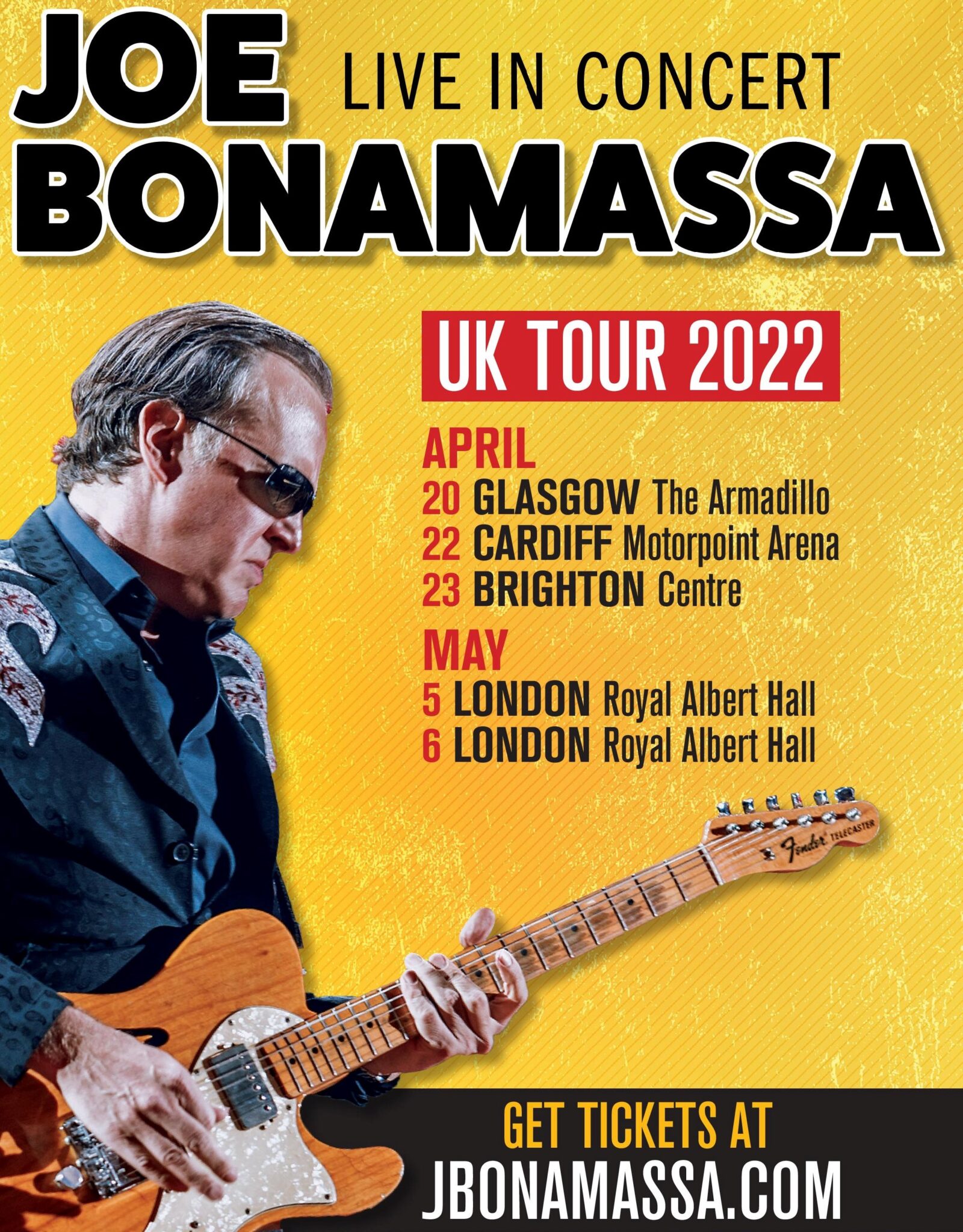 Joe Bonamassa Tours The UK In 2022 • TotalRock
