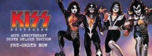 kiss destroyer 45th anniversary campaign poster