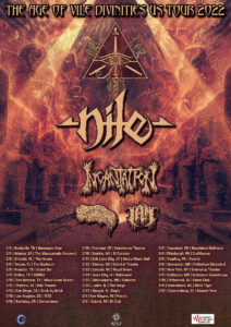 nile usa tour dates poster