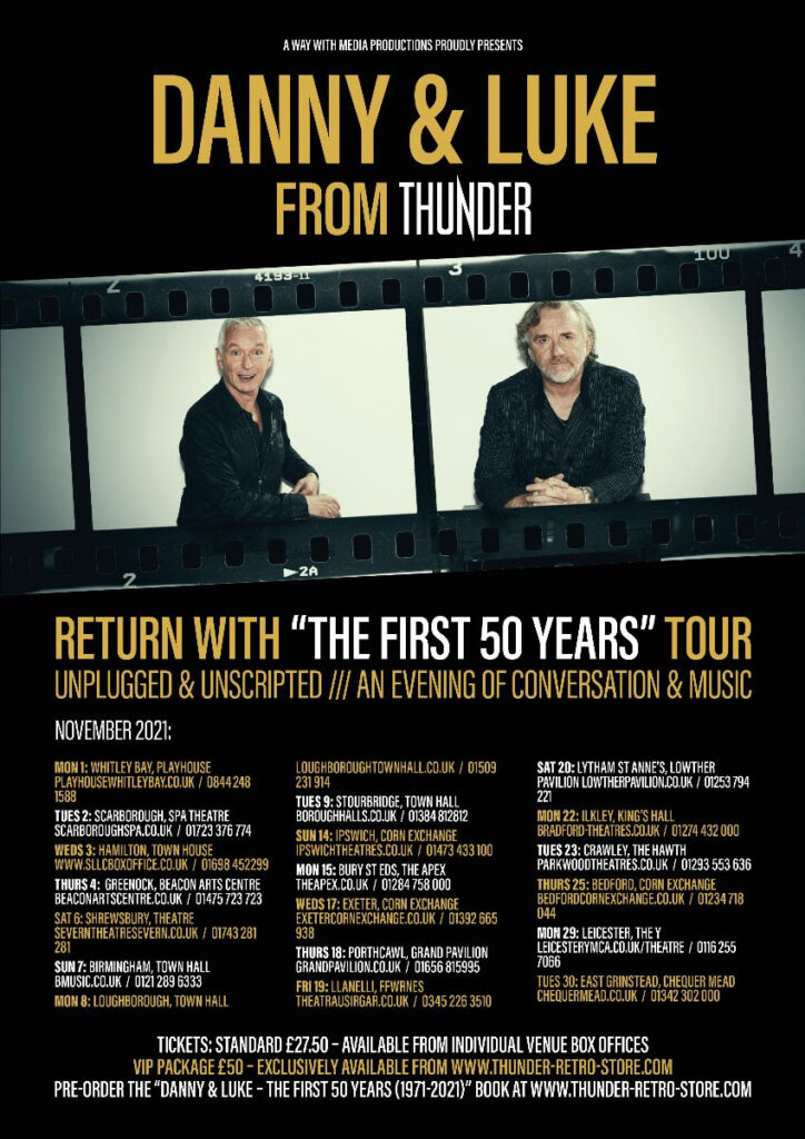 thunder danny and luke tour dates
