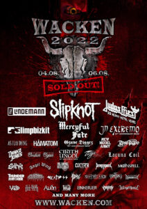 wacken open air 2022 new line up poster