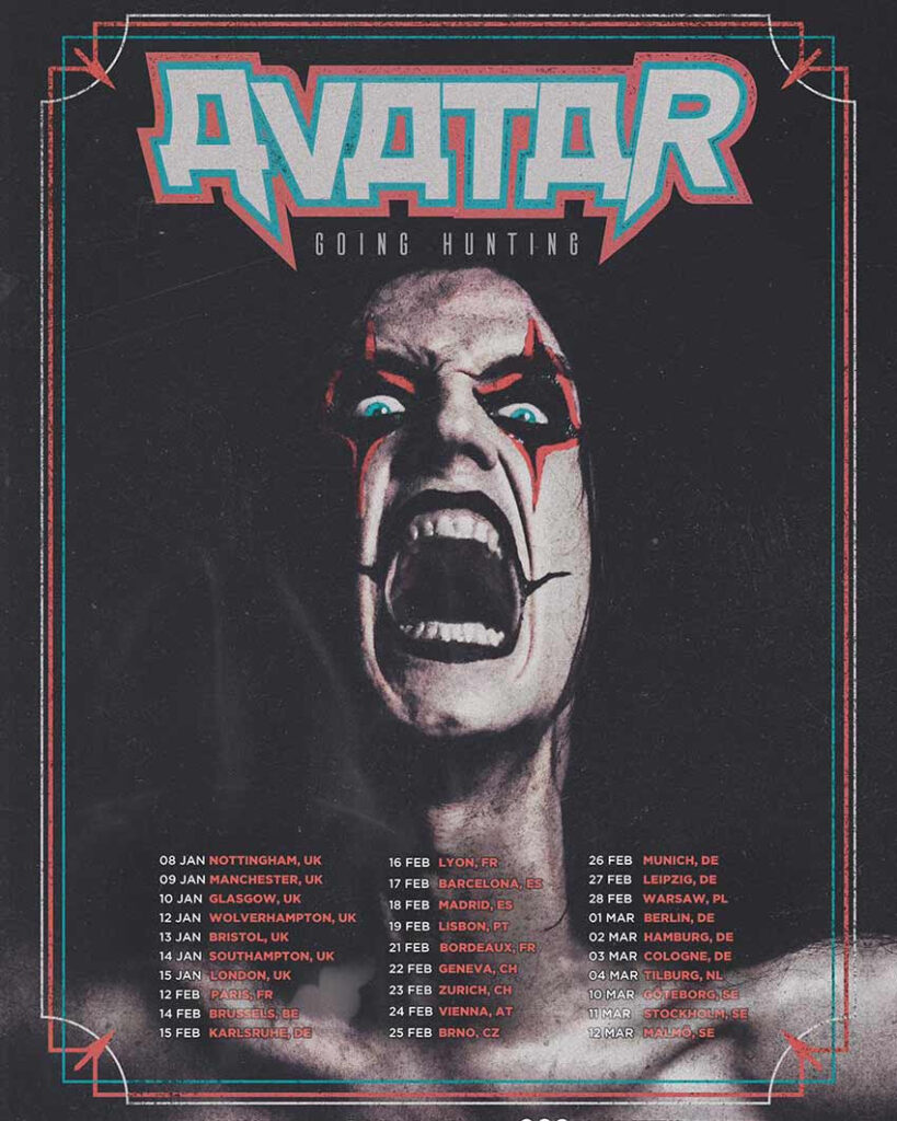 Avatar Announce 'Going Hunting' 2022 UK & EU Tour • TotalRock