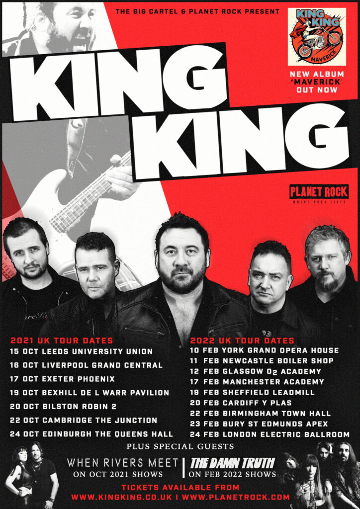 king king uk 2021 2022 tour