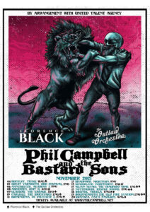 phil campbell and the bastard sons new tour poster