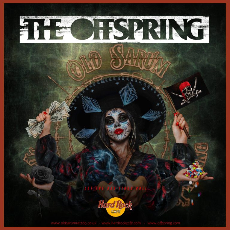 the offspring tattoo hard rock event poster