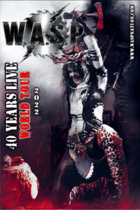 wasp 40th anniversary tour poster