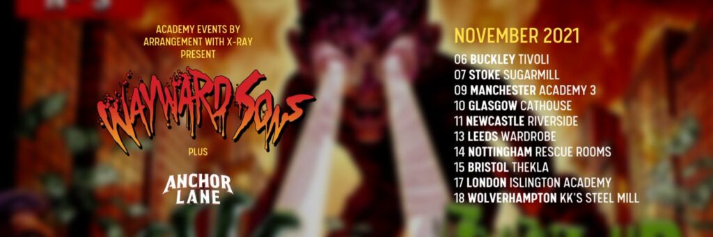 wayward sons uk tour poster