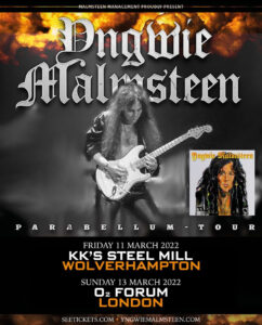 yngwie malmsteen uk tour poster