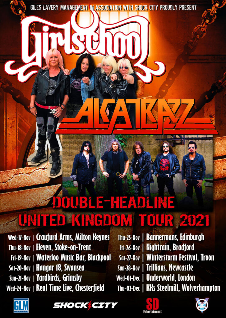 alcatrazz girlschool co-headline tour